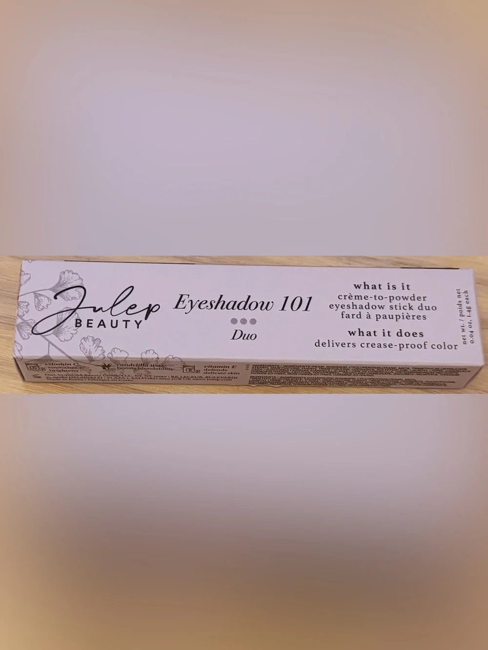 NWT. Julep Dual-Ended Eyeshadow Sticks — Rose Gold & Champagne